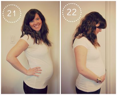 Wie man eine Schwangerschaft Beule Woche für Woche Collage machen - die süßesten gräbt
