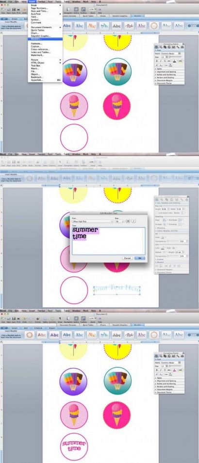 Comment faire un imprimable en utilisant Microsoft Word - Le SITS filles