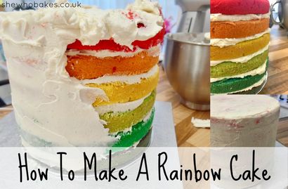 Wie man einen Regenbogen Cake Make - Sie, die Bakes