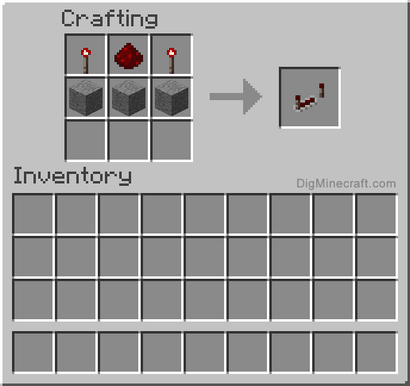 Comment faire un Redstone Repeater dans Minecraft