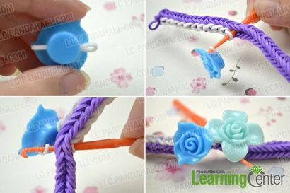 Comment faire une croix Double Rose Loom Bracelet avec des bandes élastiques