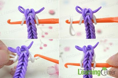 Comment faire une croix Double Rose Loom Bracelet avec des bandes élastiques