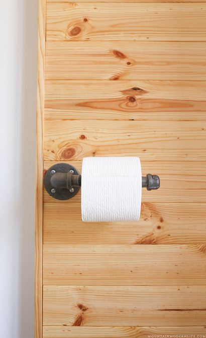 Comment faire une toilette rustique Porte-papier