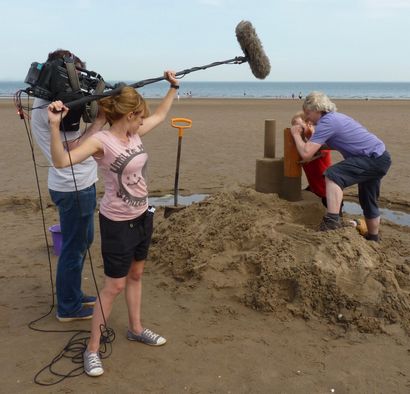 Wie eine Sandburg mit BBC Make The One Show