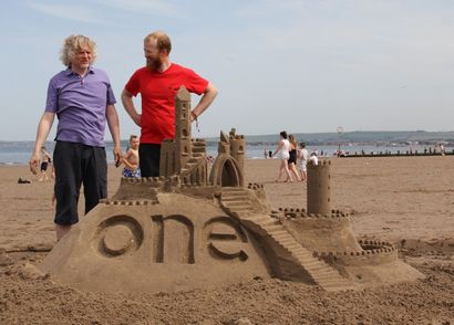 Wie eine Sandburg mit BBC Make The One Show