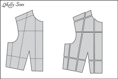 Comment faire un motif de couture plus grande (ou plus petit) - Motif classement - Melly Coud