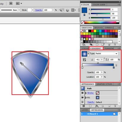 Comment faire un bouclier dans Adobe Illustrator, HowTech