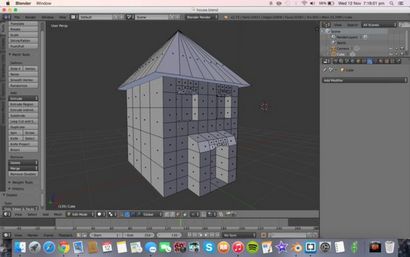 Wie man ein einfaches 3D-Haus unter Verwendung Blendern 5 Schritten