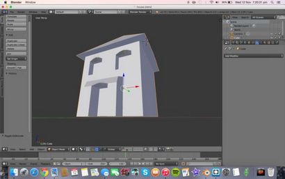 Wie man ein einfaches 3D-Haus unter Verwendung Blendern 5 Schritten