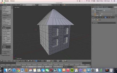 Wie man ein einfaches 3D-Haus unter Verwendung Blendern 5 Schritten