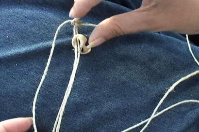 Comment faire un simple macramé - Bracelet (ou collier) 7 étapes (avec photos)