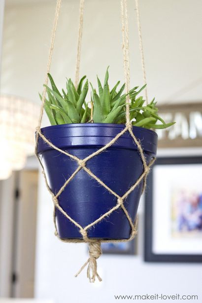 Comment faire une simple plante de corde Hanger, Make It et adore