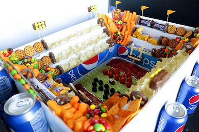 Wie man einen Snack Stadion für Super Bowl machen