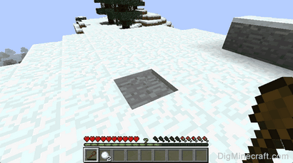 Wie man einen Schneeball in Mine machen