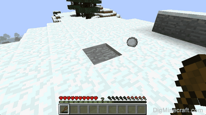 Wie man einen Schneeball in Mine machen