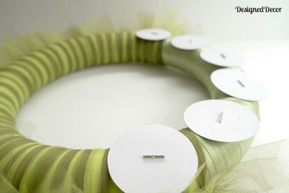 Wie ein Frühlings Tulle Kranz machen! Entwickelt Decor