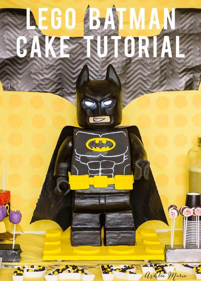 Comment faire un gâteau LEGO Batman permanent, Ashlee Marie