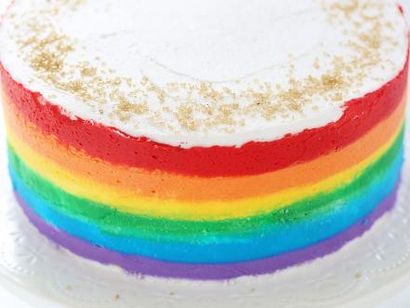 Comment faire un gâteau arc-en-Superbe avec des couches d'or Ombre Food Network, Recettes du jour St Patrick de