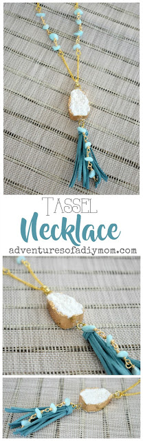 Wie man eine Quaste Halskette - Abenteuer eines DIY Mom