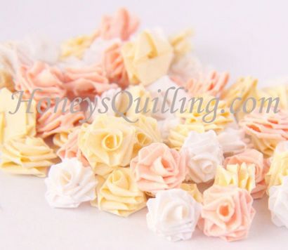 Comment faire un papier TINY Quilled Rose - Tutoriel gratuit - Honey - s Quilling