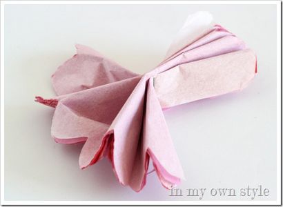 Comment faire un papier tissu Fleur Valentine Gift Box - In My Own Style de