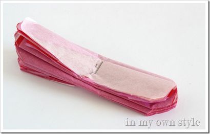 Comment faire un papier tissu Fleur Valentine Gift Box - In My Own Style de