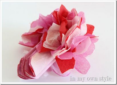 Comment faire un papier tissu Fleur Valentine Gift Box - In My Own Style de