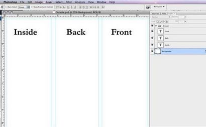 Comment faire un tri-Fold Brochure dans Photoshop, Il fonctionne toujours