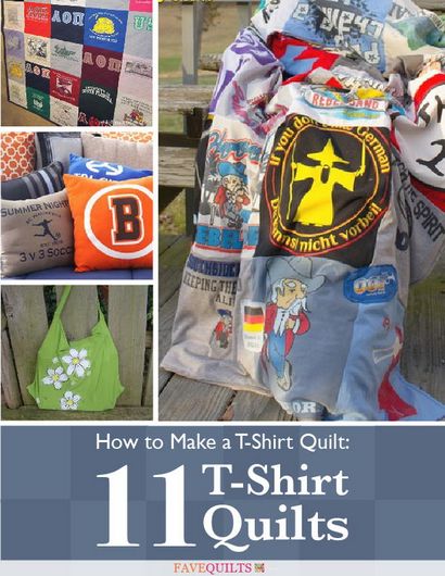 Comment faire une courtepointe T-shirt 11 T-shirt Quilts
