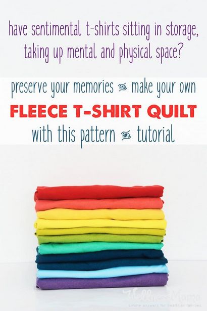Comment faire une courtepointe T-shirt, Bien-être maman