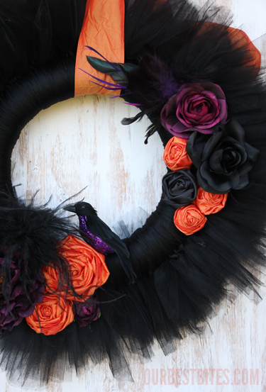 Comment faire une fête d'Halloween Couronne Tulle édition! - Nos meilleurs Morsures