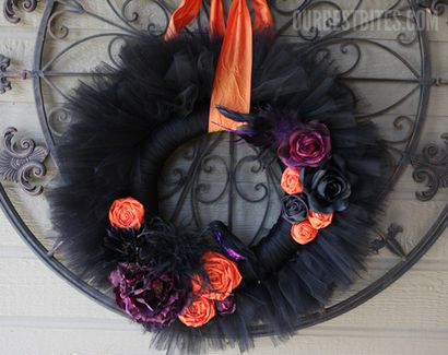 Comment faire une fête d'Halloween Couronne Tulle édition! - Nos meilleurs Morsures