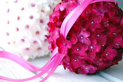 Wie man eine Hochzeit pomander, küssen Ball oder Ornament mit Seidenblumen zu machen, DIY (Hochzeit) Wie man eine Hochzeit pomander, küssen Ball oder Ornament mit Seidenblumen machen, DIY