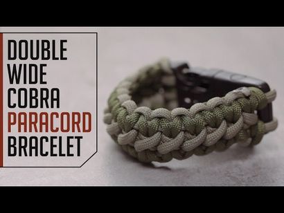 Comment faire un grand angle (Double) Cobra Paracord Bracelet, Comment faire & amp; Faire tout!