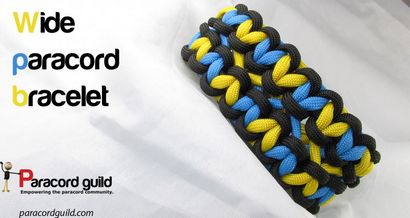 Comment faire un large bracelet paracord - guilde Paracord