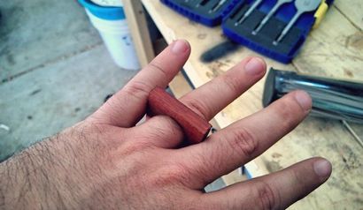 Comment faire un anneau de mariage en bois - Loup - Fer