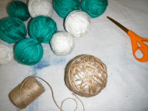 Comment faire une boule du fil Couronne, comment-tos, bricolage