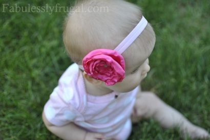 Comment faire bébé Bandeaux satin et de fleurs en feutre, bricolage pour les bébés