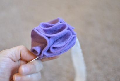 Comment faire bébé Bandeaux satin et de fleurs en feutre, bricolage pour les bébés (bébé) Comment faire bébé Bandeaux satin et de fleurs en feutre, bricolage pour les bébés