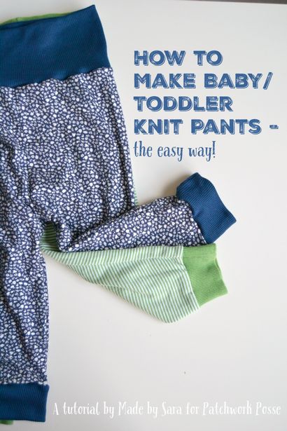 Comment faire Pantalon en tricot pour bébé - un tutoriel