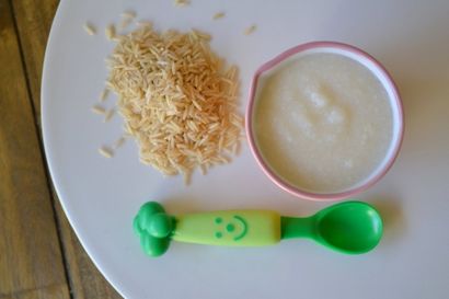 Comment faire bébé céréales de riz (à partir de zéro) - Little Miss Momma