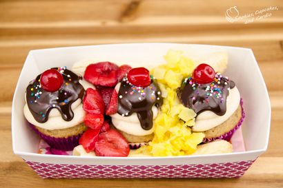 Comment faire Cupcakes Banana Split