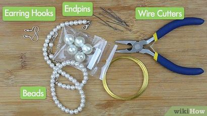 Wie man Perlen-Ohrringe 10 Schritte (mit Bildern)