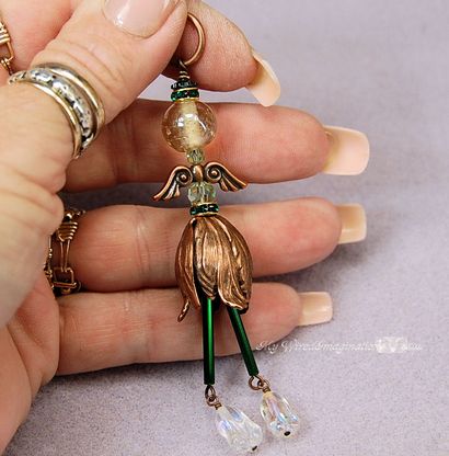 Comment faire en perles Boucles d'oreilles ou pendentifs fées