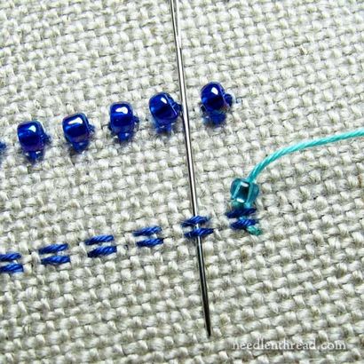 Comment faire des perles points de broderie - Bricolages simples