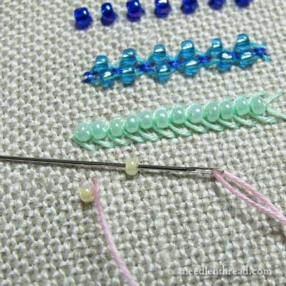 Einfache Craft Ideas - Wie Perlen Stickstiche machen