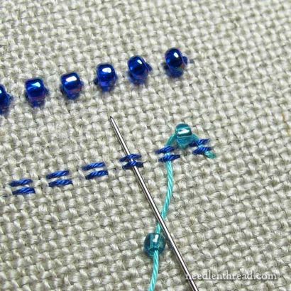 Comment faire des perles points de broderie - Bricolages simples