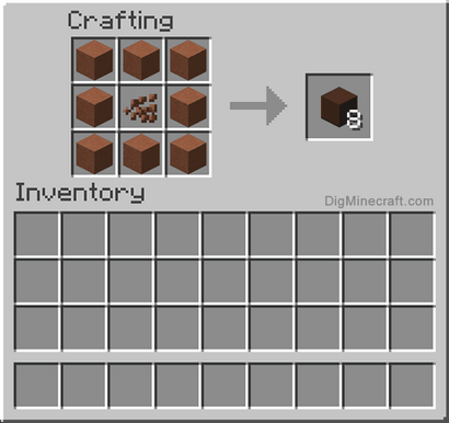 Wie machen Brown Terracotta in Minecraft