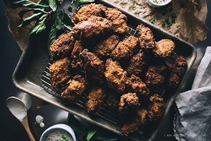 Wie Buttermilk Fried Chicken Wings machen - ich ein Essen Blog bin ich bin ein Lebensmittel-Blog