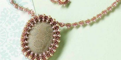 Comment faire Cabochon bijoux avec perles démystifié, Interweave